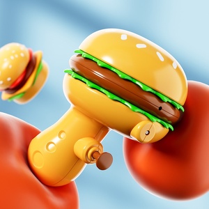 Pistolet à eau en plastique pour enfants, motif dessin animé, petit et populaire, idéal pour les parcs aquatiques - Product Image 3