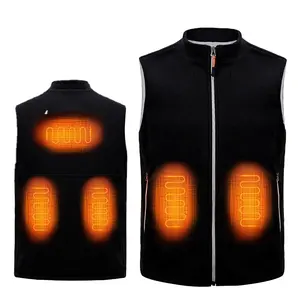 Lightweight Rechargeable Heating Jacket USB Electric Body Warmer Roupas para homens e mulheres Heated Vest