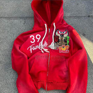 <strong>Purple</strong> Slim Fit Sun Faded Full Zip up Streetwear Hoddie Custom Manufacturer Heavyweight 3d Embroidery Patches Heavy <strong>Hoodie</strong> <strong>Men</strong> - Product Image 3