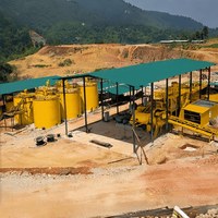 Usine de lixiviation de l'or à haute efficacité pour l'extraction de minerai d'or, ligne de production complète de lixiviation de l'or CIL à vendre