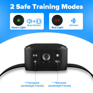 <span class=keywords><strong>Collier</strong></span> <span class=keywords><strong>anti</strong></span>-<span class=keywords><strong>aboiement</strong></span> rechargeable par ultrasons sans choc pour grands et petits chiens - Product Image 2