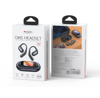 Écouteurs sans fil Yesido BT5.4 à conception acoustique ouverte, écran tactile, réduction de bruit ENC, écran LCD, casque sans fil BT YSP26