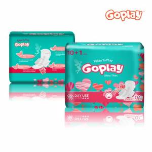 Venta directa de fábrica Almohadillas sanitarias desechables para mujer Cubierta de algodón Almohadillas sanitarias moldeadas - Product Image 2