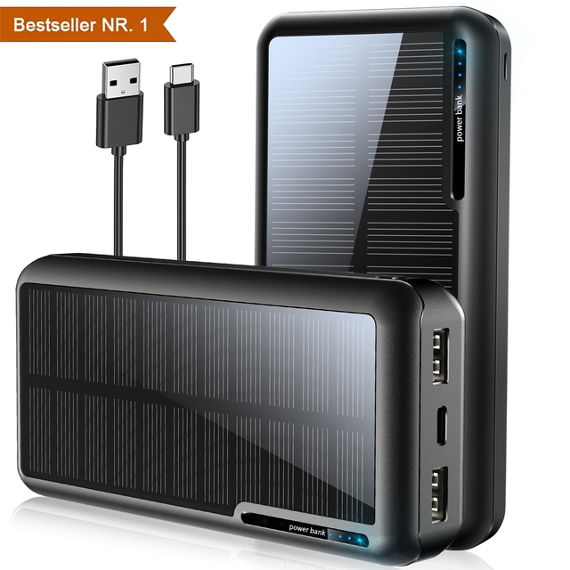 HYTO OEM LOGO 10000mah 20000mah Mobile Battery Solar Panel Portable Phone Powerbank Charger Solar Power Bank Station