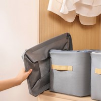 Boîtes de rangement pliables anti-moisissure à un seul niveau en tissu non tissé, écologiques et durables, prix d'usine, pour chambre de dortoir moderne