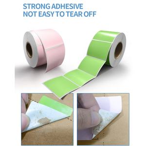 Etiqueta de Envío Personalizada a Color, Papel de Transferencia Térmica Directa, Etiqueta Semibrillante, Etiqueta de Código de Barras Directa - Product Image 5