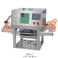 Machine de scellage de seau de grand diamètre personnalisée scellant de film de feuille d'aluminium pour lingettes humides seau en plastique de fromage PP PE