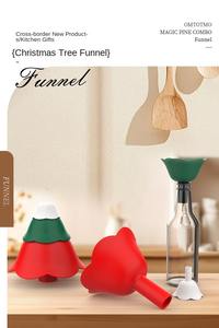 Embudo Plegable para Árbol de Navidad, Mini Embudo de Silicona para Cocina, Regalo, Libre de BPA, Utensilios de Cocina para Derrames de Aceite - Product Image 6