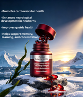 Complément alimentaire naturel Premium Huile de Krill Antarctique en gélules favorisant la mémoire