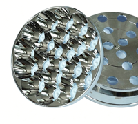 Réflecteur à 21 LED, conception optique professionnelle, réflecteur en aluminium usiné CNC de précision pour éclairage LED
