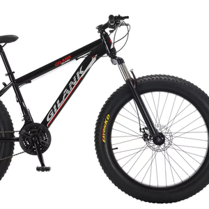 Bicicleta de Montaña para Playa/Nieve de Velocidad Variable, Suspensión Delantera, Doble Disco, Cuadro de Acero al Carbono, Neumáticos Extra Anchos 4.0 para 003 003 003 - Product Image 1