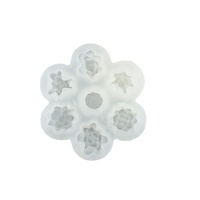 Moule à bougie succulente 3D en silicone alimentaire, outil de cuisson pour fleurs, plâtre, chocolat, gâteaux, résistant au four