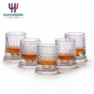 Custom Premium Luxury Crystal Rotating Whiskey <b>Glasses</b> <b>Engraved</b> Tumbler <b>Whisky</b> <b>Glass</b> - Product Image 1