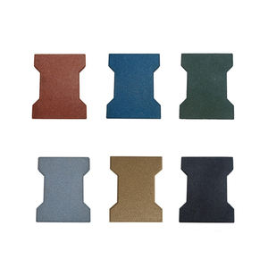 Dalles de sol en caoutchouc colorées en forme d'os pour chien, <span class=keywords><strong>prix</strong></span> d'usine, pour extérieur - Product Image 1