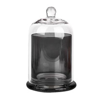 Diffuseur d'huiles essentielles sans flamme en verre cristal géométrique, forme cloche, pour décoration d'ambiance domestique, vente en gros