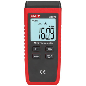 Tachymètre laser numérique miniature UNI-T UT373 sans contact, plage de mesure des tr/min 10-99999 tr/min, odomètre, rétroéclairage - Product Image 2