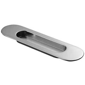 Modern Concealed Embedded Handle Metal Recessed Pull 10mm Long Shape Flush Handle for Cabinet Sliding Door Wardrobe Furniture - Product Image 3