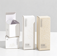 Boîte d'emballage personnalisée pour produits de soin de la peau, boîte pliante avec fenêtre pour sérum, crème, cosmétiques, vente en gros