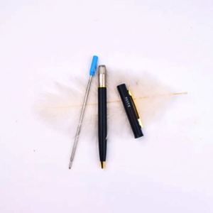 Promotional Black Slim Twist Metal Ballpoint <b>Pen</b> With Writing Blue or Black <b>Refill</b> Custom Logo for Hotel Office Printing - Product Image 4