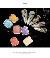 MyBeautyNails – vernis à ongles à encre en marbre, couleur chromé métallique, aquarelle à décalage, Palette pour Nail Art, vente en gros