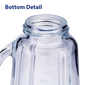 Frascos de Vidrio para Licuadora <span class=keywords><strong>KitchenAid</strong></span> de 600 ml, Mini Jarra de Vidrio Transparente para Licuadora - Product Image 3