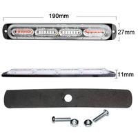 12v 24led lumière stroboscopique Ultra-mince côté marqueur lampe dégagement lumière étanche d'urgence stroboscopique Flash avertissement barre lumineuse voiture camion