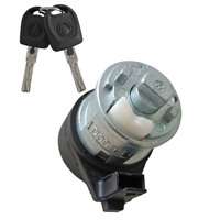 Serrure de contacteur automobile pour Audi A6 B5, cylindre de serrure de contacteur B5, 2 clés, pièces automobiles en alliage de zinc Wilongda