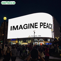 Harga layar Led iklan luar ruangan teknologi Hologram mata telanjang sensasi 3D interaktif dinding Video luar ruangan