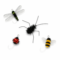 Levipets Realistischer Spinnen-Insekten-Katzenangel-Ersatzkopf 5cm Kunststoff Interaktiver Teaser-Nachfüllpack für Großhandel Tierbedarfsartikel