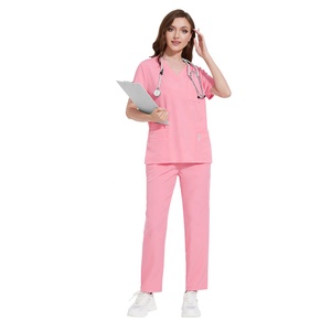 Người đàn ông phụ nữ hoạt động y tế bệnh viện nha khoa Bác Sĩ tẩy tế bào chết y tá đồng phục chà Bộ Tops thẳng quần tẩy tế bào chết đồng phục bộ - Product Image 6