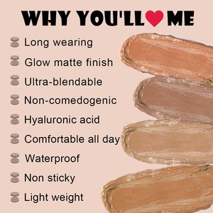 Ochain Kem che khuyết điểm mặt kem che khuyết điểm làm đẹp lâu trôi chống thấm nước - Product Image 4