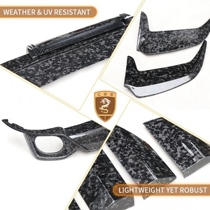 Kit de Carrocería para <span class=keywords><strong>Audi</strong></span> <span class=keywords><strong>RS</strong></span> <span class=keywords><strong>Q8</strong></span>, Rejillas de Parachoques Delantero Estilo AT, Difusor Trasero, Faldones Laterales, Ala de Techo, Kit de Carrocería RSQ8 - Product Image 3