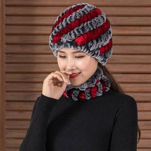 Bonnet en tricot <span class=keywords><strong>acrylique</strong></span> élégant avec boule douce en fausse fourrure - Product Image 3