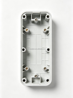 Casing Stop Kontak Plastik ABS/PC Pabrikasi Khusus Belum Terpasang dengan Slot Stop Kontak dan Lubang Kabel untuk Perakitan DIY
