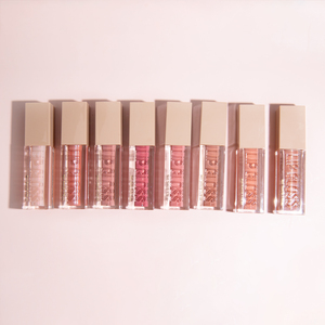 OEM 8 สีมินิลิปกลอสฉลากส่วนตัวอินทรีย์เคลือบเงาเปลือยชิมเมอร์กันน้ําแร่ 5 มล. แก้วลิปตามินิเรตเหลว - Product Image 1