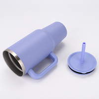 Beauchy Vente en gros Nouveau design Bouteille d'eau de voyage en acier inoxydable à double paroi Grande capacité Gobelet isolé sous vide 32oz 40oz