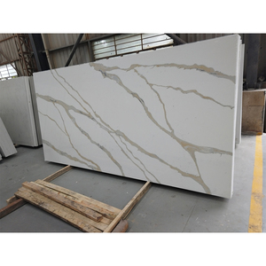 Dalle de quartz artificiel moderne TMZ Stone ODM/OEM de haute qualité 5073 Calacatta Everest, personnalisée pour les plans de travail intérieurs - Product Image 1