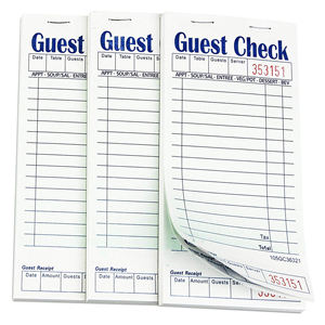 Carnet de reçus en papier NCR sans carbone sur mesure, impression de factures, papier autocollant, carton, logo personnalisé, faible MOQ - Product Image 1