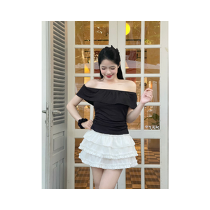 Falda de Cintura Alta para Mujer, de Alta Calidad, Corte Regular, Casual, Ajustada, Suave, 100% Algodón, Diseño en Línea A, Cómoda, Marca Privada - Product Image 1