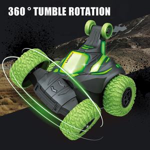Voiture de cascade RC à bascule 4CH, rouleau à 360 degrés, <span class=keywords><strong>télécommande</strong></span> debout, rotation et retournement, rotation avec lumière - Product Image 5