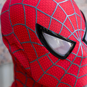 Topeng Pahlawan Cosplay Lucu dengan Lampu Mata Kontrol Sentuh, Bahan Plastik Cetak 3D, Bernapas, Manual, untuk Pesta, Hadiah - Product Image 4