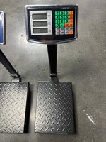 Báscula Digital Electrónica Industrial Impermeable de 150-500 kg, Plataforma de Acero para Pesaje en Banco, Precisión de 50 g, Pantalla LCD, OEM, ODM