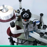 Machine d'étiquetage automatique de bouteilles rondes CE, applicateur d'étiquettes adhésives haute vitesse pour bouteilles cosmétiques et alimentaires