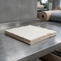 Feutre de laine industriel résistant à l'abrasion, absorbant l'huile, épaisseur personnalisée, tampon en laine