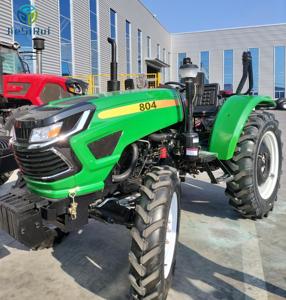 Nhà máy giá rẻ máy kéo nhỏ gọn 4WD 4x4 máy móc nông nghiệp 50hp 60hp 70hp 80hp 90HP 100HP vườn Máy kéo phía trước loader CE - Product Image 2