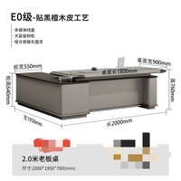 Bureau de direction moderne convertible et extensible pour patrons/PDG - Design luxueux avec taille personnalisable