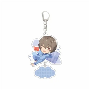 <span class=keywords><strong>Bungou</strong></span> พวงกุญแจสุนัขอะนิเมะ, พวงกุญแจอะนิเมะ Atsushi Nakajima Dazai คลาวด์พวงกุญแจสำหรับผู้หญิงอุปกรณ์เสริมกระเป๋าน่ารักพวงกุญแจผู้ถือกุญแจของขวัญ - Product Image 4