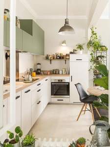 Ensembles de cuisine de luxe, meubles, armoires, prix bas, style minimaliste, armoires de cuisine modulaires laquées avec îlot - Product Image 1