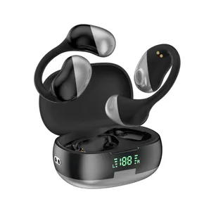 Manufacturer's Bluetooth 5.3 Wireless Earphones OWS Open Running Waterproof Headset Display Channel Indication for Mobile Use