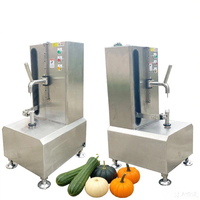 Multifunctionele commerciële fruitenschilmachine, automatische grote meloenenschilmachine voor pompoen, watermeloen, cantaloupe en papaja